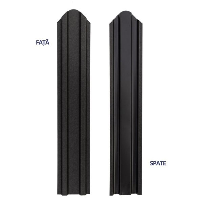 Șipcă Metalică P9 - 9005 MAT